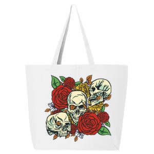 Skull Floral Rose 25L Jumbo Tote