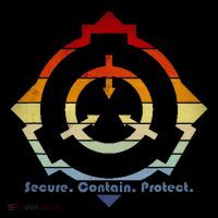 Scp Foundation Retro Vintage Sunset Secure Contain Protect Button
