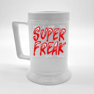 Super Freak Rick James Halloween Lyrics Beer Stein