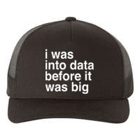 Sophie From Romania I Was Into Data Before It Was Big Yupoong Adult 5-Panel Trucker Hat