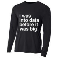 Sophie From Romania I Was Into Data Before It Was Big Cooling Performance Long Sleeve Crew