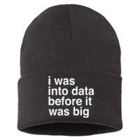 Sophie From Romania I Was Into Data Before It Was Big Sustainable Knit Beanie