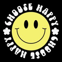 Smile Face Retro Choose Happy Cute Peace Positive  70s Backpack