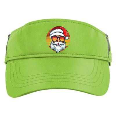 Santa Face Retro Sunglasses Christmas Xmas Adult Drive Performance Visor