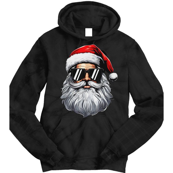 Santa Face Retro Sunglasses Christmas S For Tie Dye Hoodie