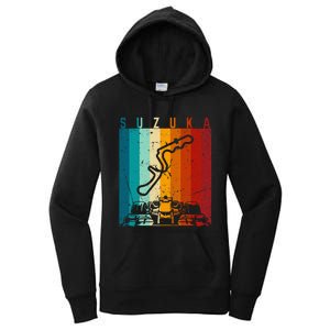 Suzuka Formula Racing Track Circuit Fan Women's Pullover Hoodie