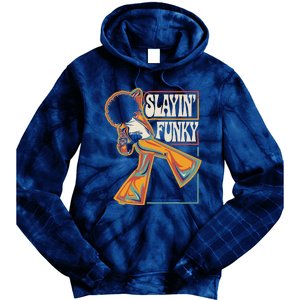 Slayin Funky Retro 1970s Afro Disco Soul Music Tie Dye Hoodie