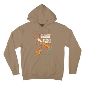 Slayin Funky Retro 1970s Afro Disco Soul Music Hoodie