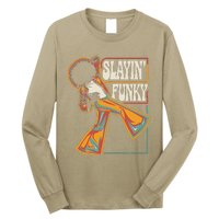 Slayin Funky Retro 1970s Afro Disco Soul Music Long Sleeve Shirt