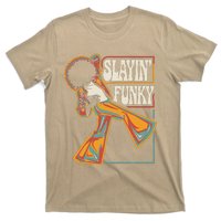 Slayin Funky Retro 1970s Afro Disco Soul Music T-Shirt