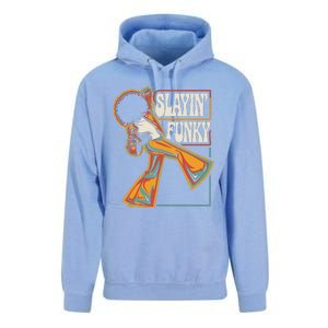 Slayin Funky Retro 1970s Afro Disco Soul Music Unisex Surf Hoodie