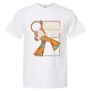 Slayin Funky Retro 1970s Afro Disco Soul Music Garment-Dyed Heavyweight T-Shirt