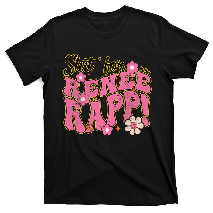 Slut For Renee Rapp Groovy Sarcastic Funny Saying T-Shirt