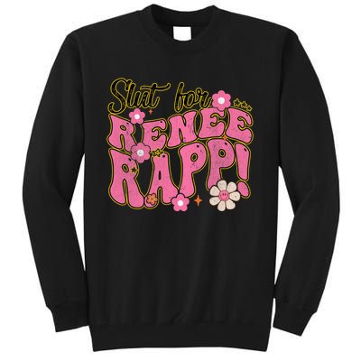 Slut For Renee Rapp Groovy Sarcastic Funny Saying Tall Sweatshirt