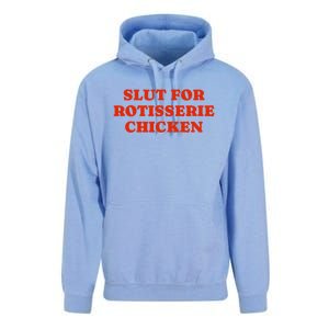 Slut For Rotisserie Chicken Unisex Surf Hoodie