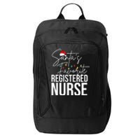 Santa's Favorite Register Nurse City Backpack