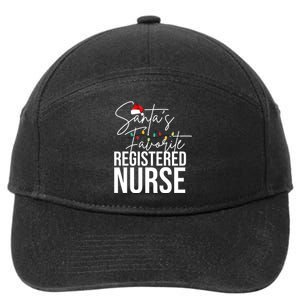 Santa's Favorite Register Nurse 7-Panel Snapback Hat