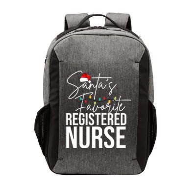 Santa's Favorite Register Nurse Vector Backpack