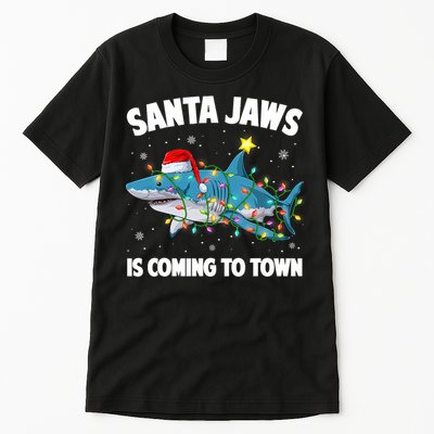 Santa Face Retro Sunglasses Christmas Xmas Tall T-Shirt