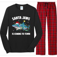 Santa Face Retro Sunglasses Christmas Xmas Long Sleeve Pajama Set