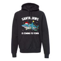 Santa Face Retro Sunglasses Christmas Xmas Premium Hoodie