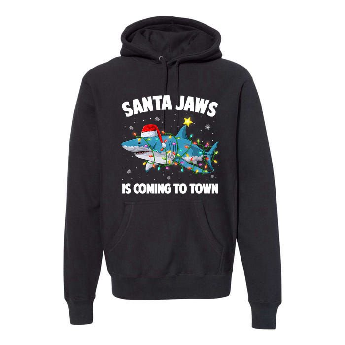 Santa Face Retro Sunglasses Christmas Xmas Premium Hoodie