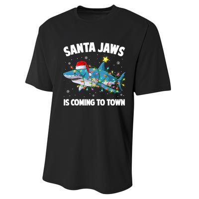 Santa Face Retro Sunglasses Christmas Xmas Performance Sprint T-Shirt