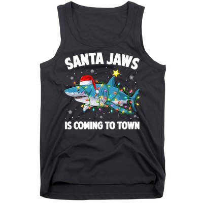 Santa Face Retro Sunglasses Christmas Xmas Tank Top