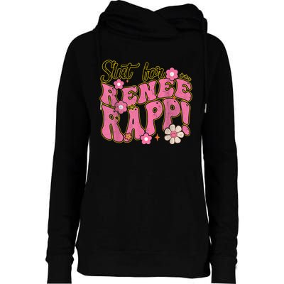 Slut For Renee Rapp Groovy Sarcastic Funny Saying Womens Funnel Neck Pullover Hood