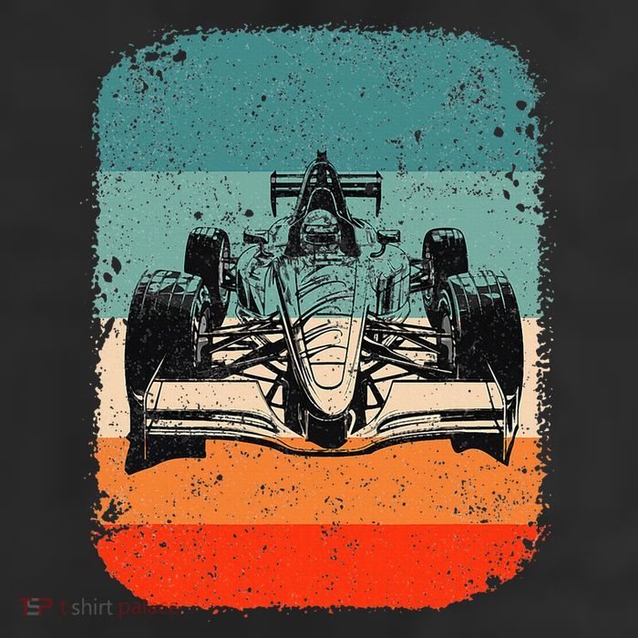 Sunset Formula Racing Race Car Silhouette Cool Comfort Performance Bucket Hat