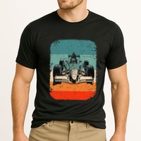 Sunset Formula Racing Race Car Silhouette Cooling Performance Crew T-Shirt