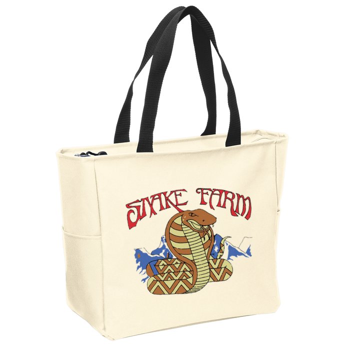 Snake Farm Rock Music Zip Tote Bag