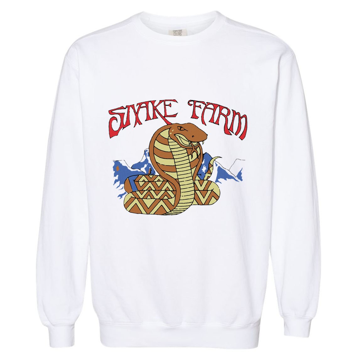 Snake Farm Rock Music Garment-Dyed Sweatshirt