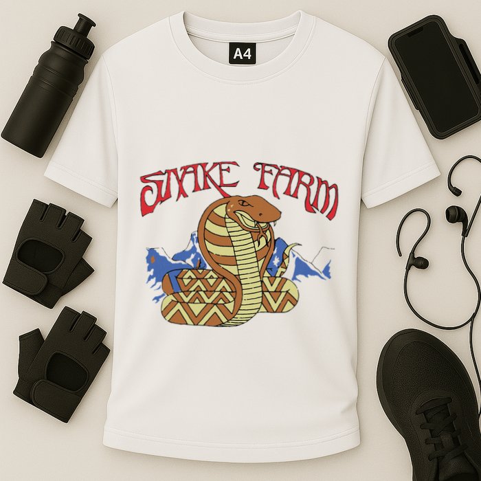 Snake Farm Rock Music Cooling Performance Crew T-Shirt