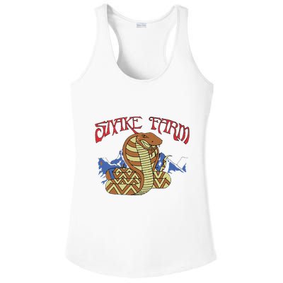 Snake Farm Rock Music Ladies PosiCharge Competitor Racerback Tank