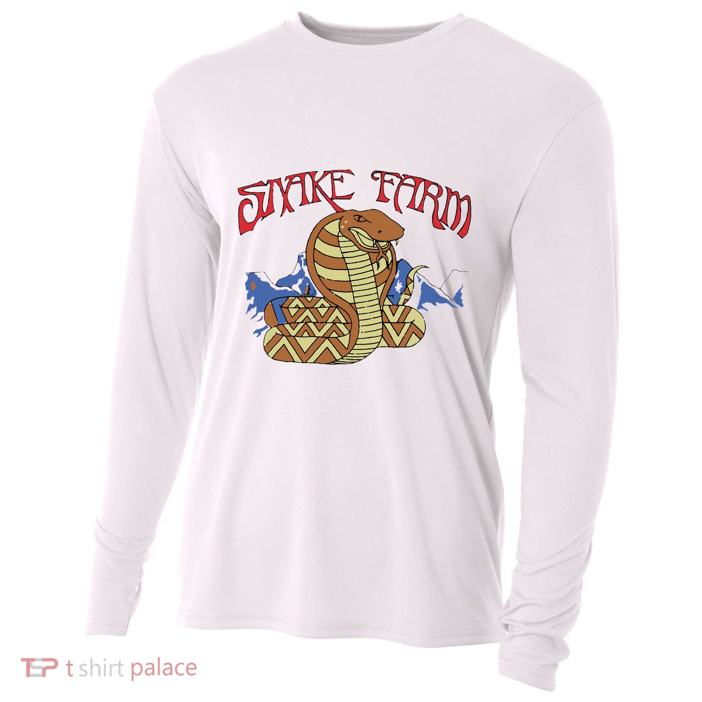 Snake Farm Rock Music Cooling Performance Long Sleeve Crew