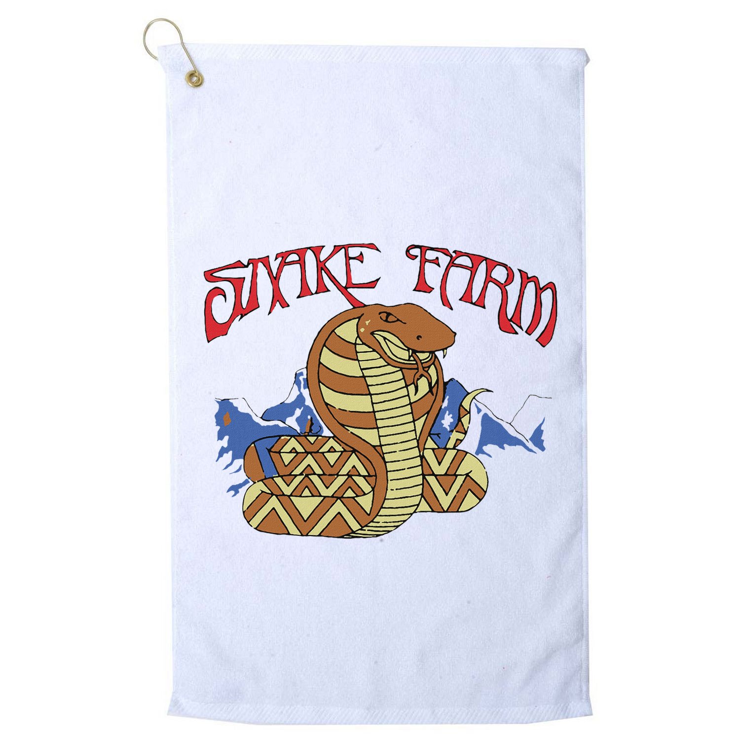 Snake Farm Rock Music Golf Towel