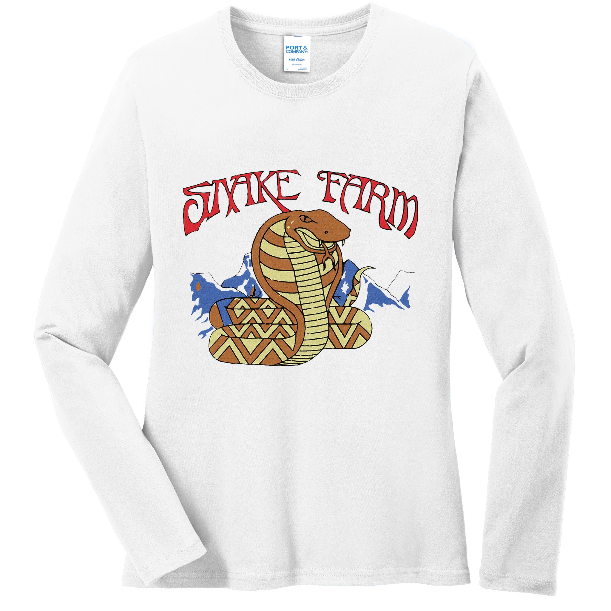 Snake Farm Rock Music Ladies Long Sleeve Shirt