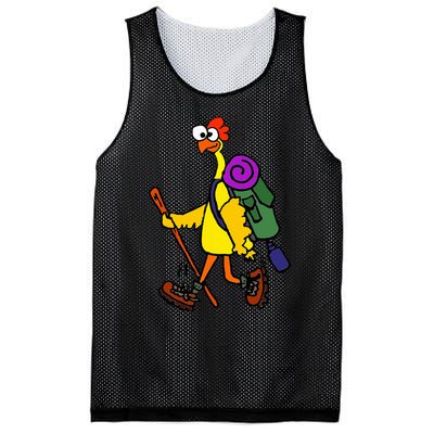 Smilealottees Funny Rubber Chicken Hiking Cartoon Mesh Reversible Basketball Jersey Tank