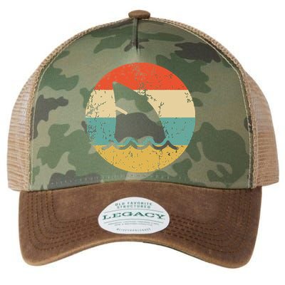Shark Fin Retro Style Shark Legacy Tie Dye Trucker Hat