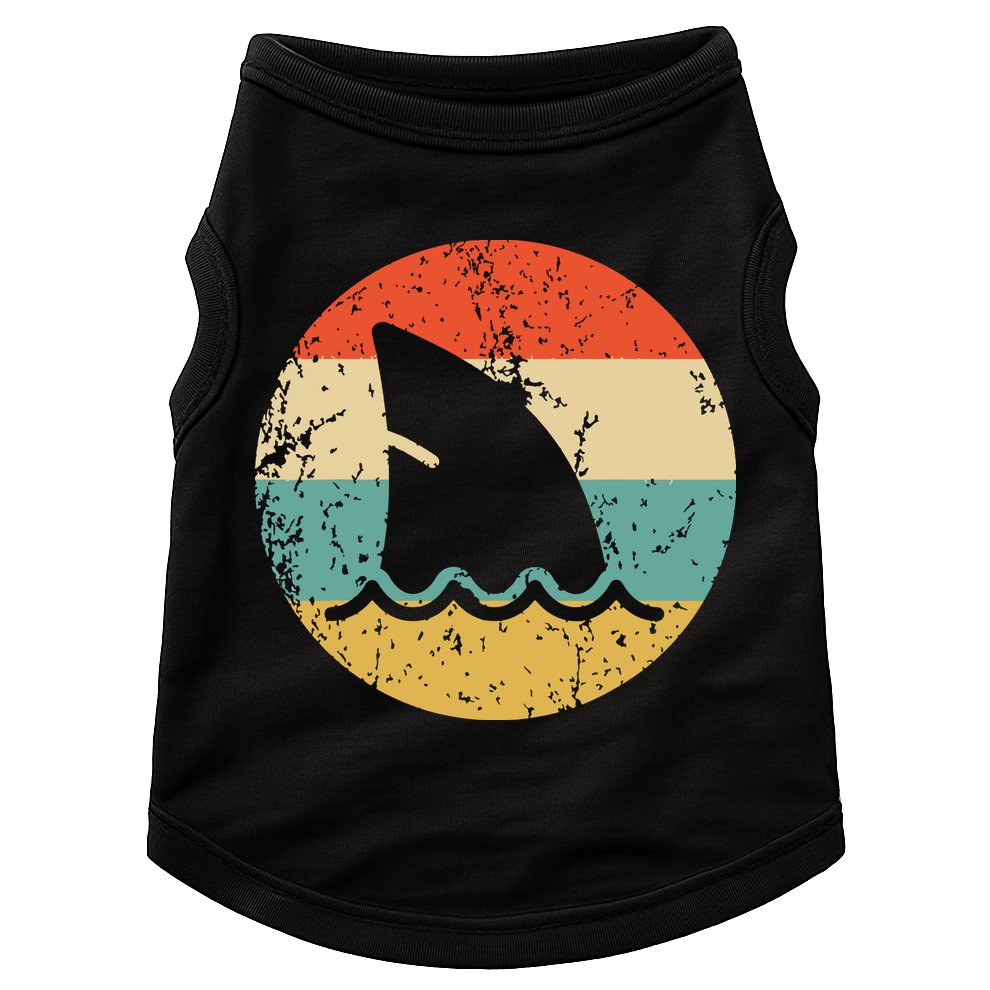 Shark Fin Retro Style Shark Doggie Tank