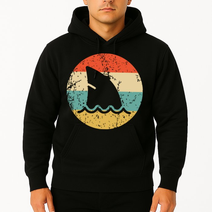 Shark Fin Retro Style Shark Hoodie