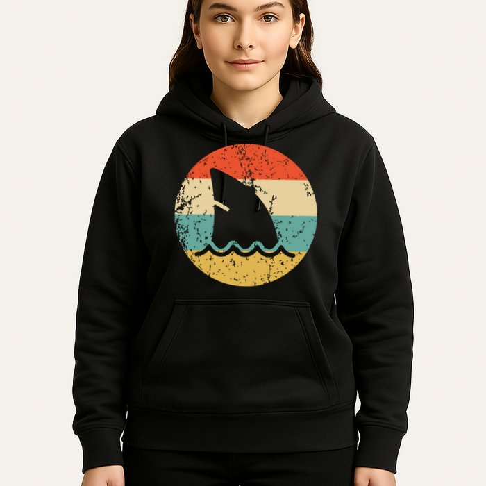 Shark Fin Retro Style Shark Hoodie