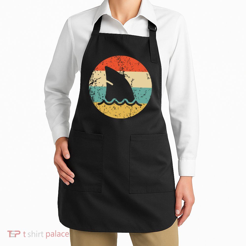 Shark Fin Retro Style Shark Apron