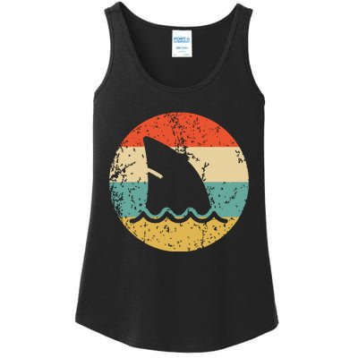 Shark Fin Retro Style Shark Ladies Essential Tank