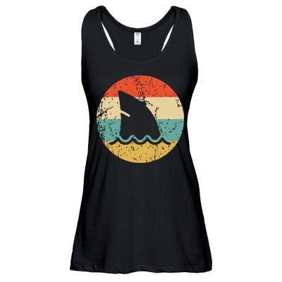 Shark Fin Retro Style Shark Ladies Essential Flowy Tank