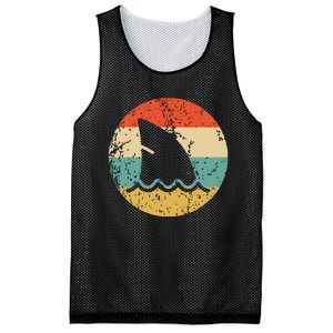 Shark Fin Retro Style Shark Mesh Reversible Basketball Jersey Tank