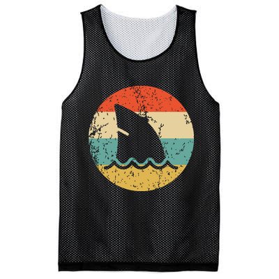 Shark Fin Retro Style Shark Mesh Reversible Basketball Jersey Tank