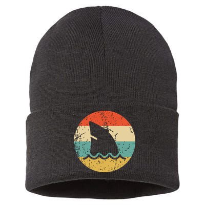 Shark Fin Retro Style Shark Sustainable Knit Beanie