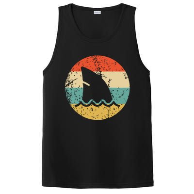 Shark Fin Retro Style Shark PosiCharge Competitor Tank